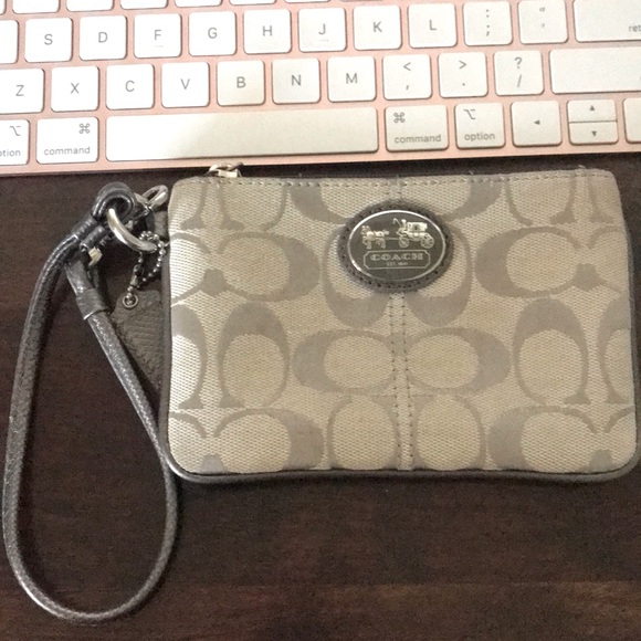 Coach Accessories - Grey coach wristlet